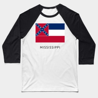 Mississippi state flag Baseball T-Shirt